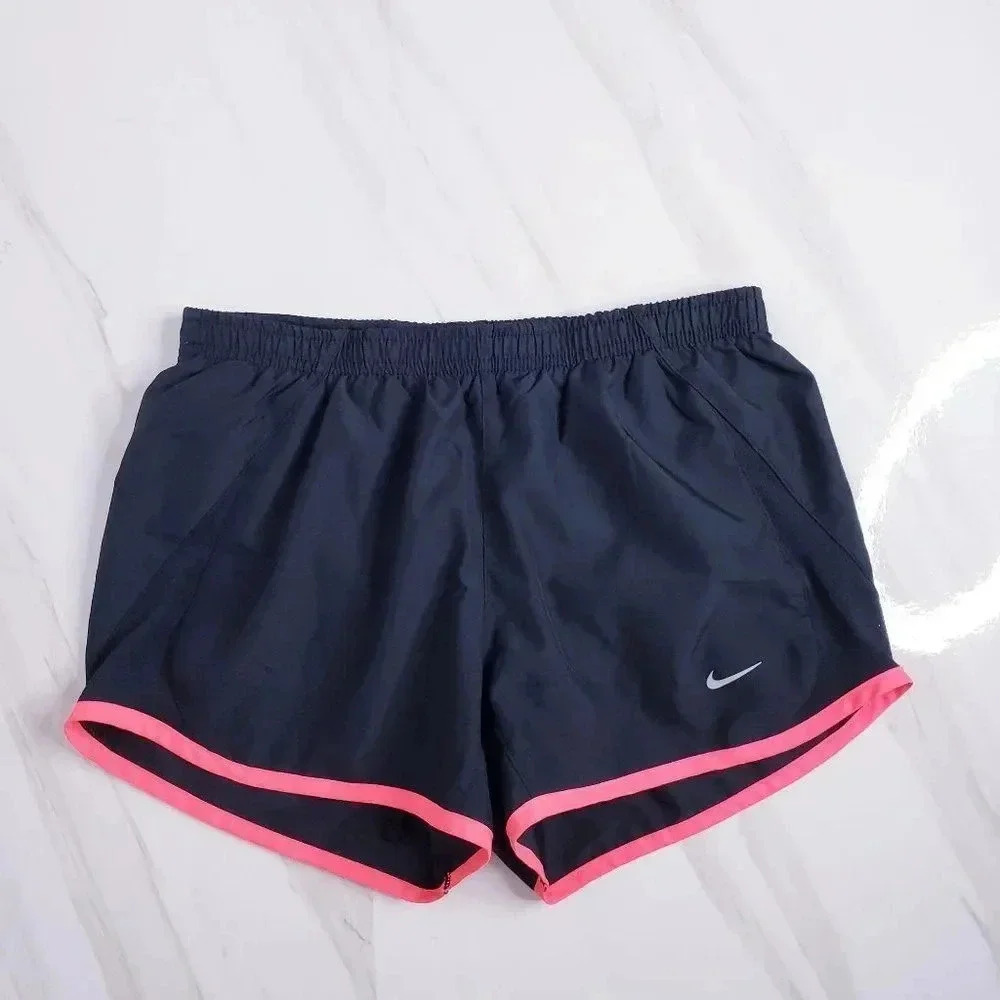 Nike Running Shorts Black Size X Small Built-In Brief Elastic Waist